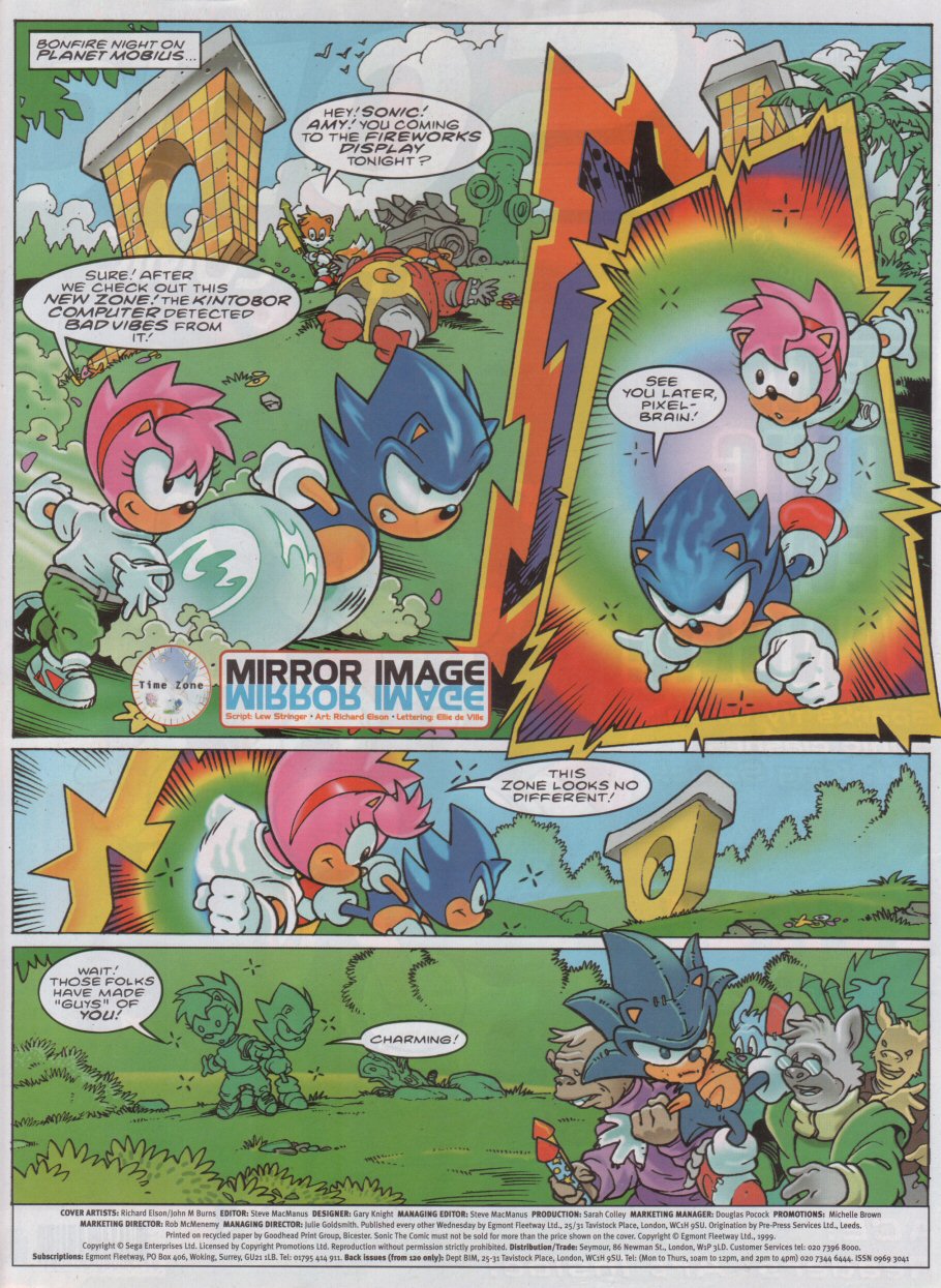 Sonic - The Comic Issue No. 168 Page 1